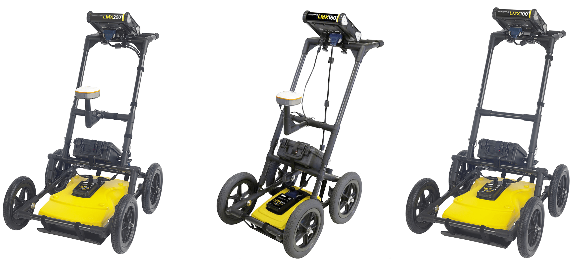 Sensors and Software LMX200, LMX150 and LMX100 ground penetrating radar systems