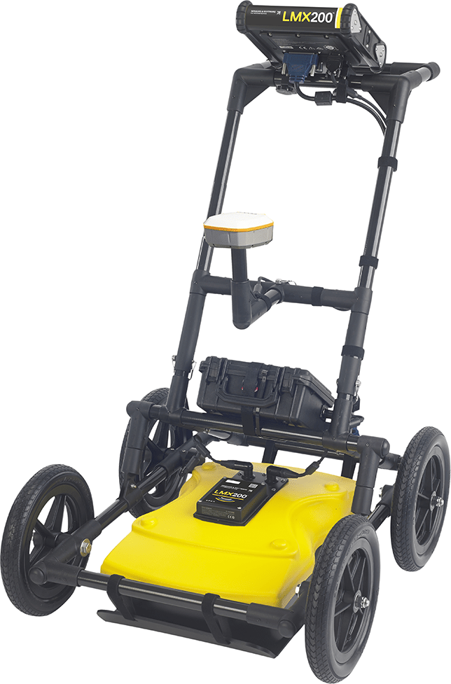 LMX200 ground penetrating radar system with GNSS